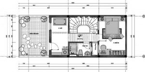 Mẫu thiết kế nhà 3 tầng 5x15