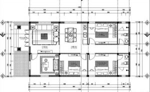 Mẫu nhà cấp 4 3 phòng ngủ