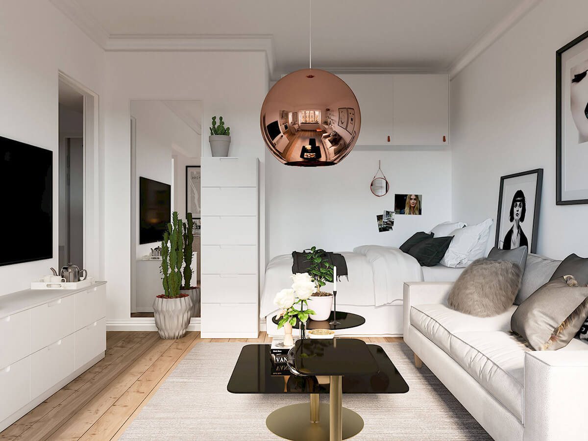 Thiết kế nội thất chung cư mini hiện đại
