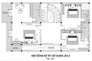 Mẫu biệt thự 3 tầng có gara ô tô