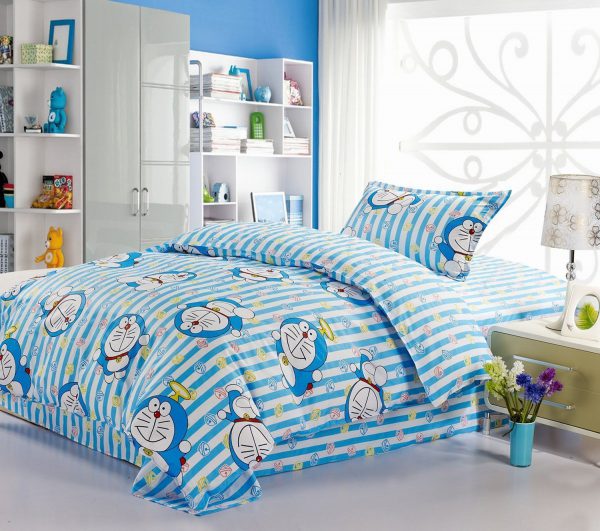 Thiết kế phòng ngủ phong cách Doremon dễ thương