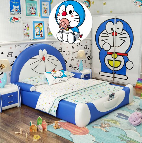 Thiết kế phòng ngủ doremon rất bắt mắt