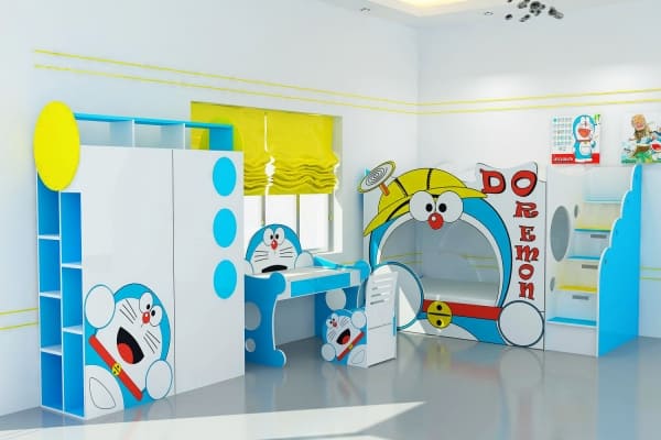 Bàn học ngộ nghĩnh hình nhân vật Doraemon