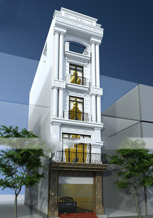 Xây nhà đẹp 5 tầng với giá trọn gói 4.6 tr m2 năm 2023